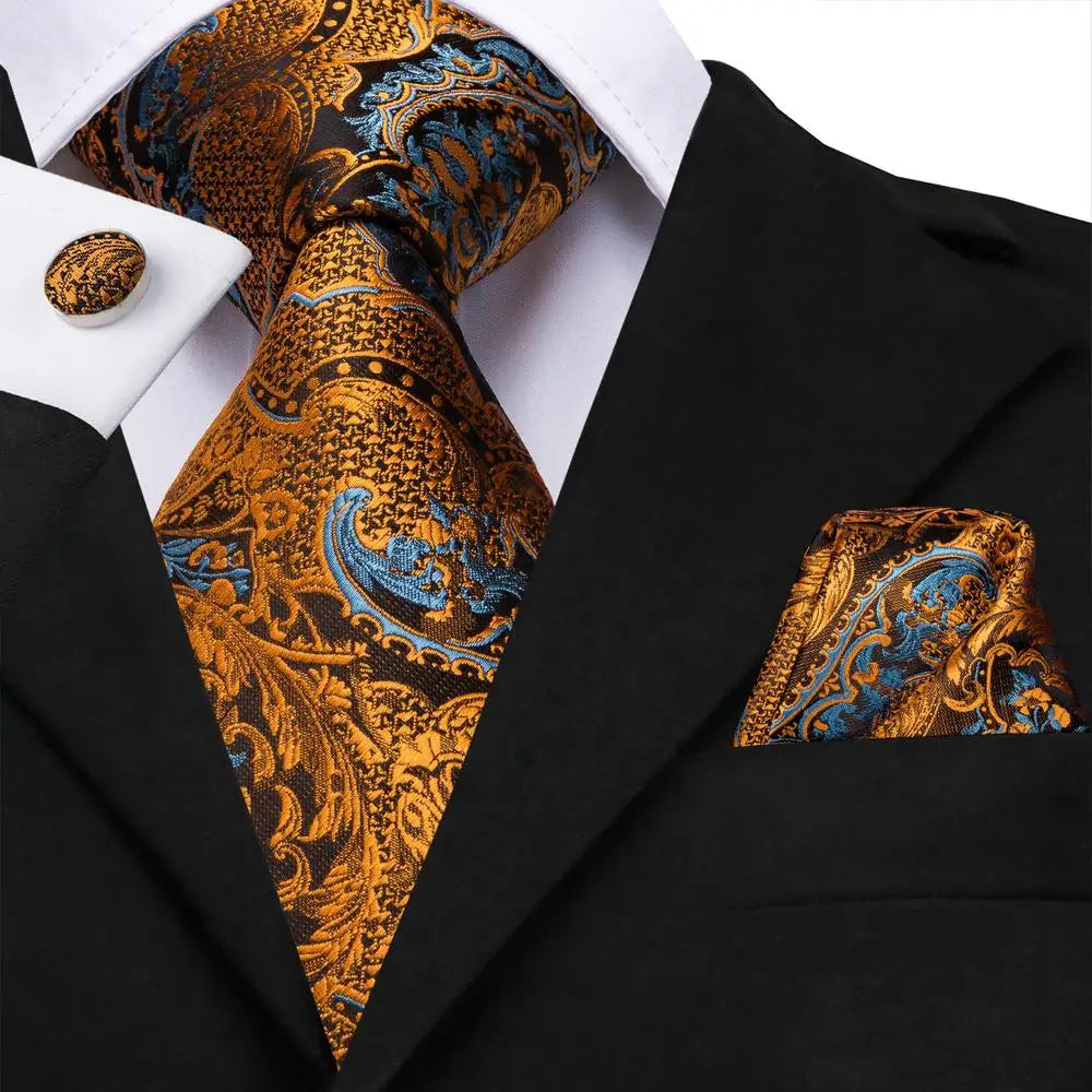 Gravata Masculina de Luxo com Acessórios