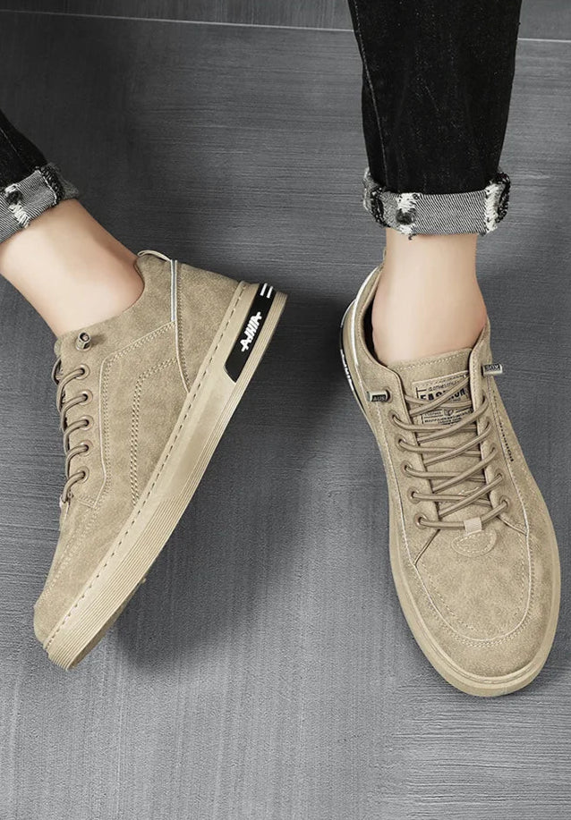 Tênis Masculino Casual de Couro PU