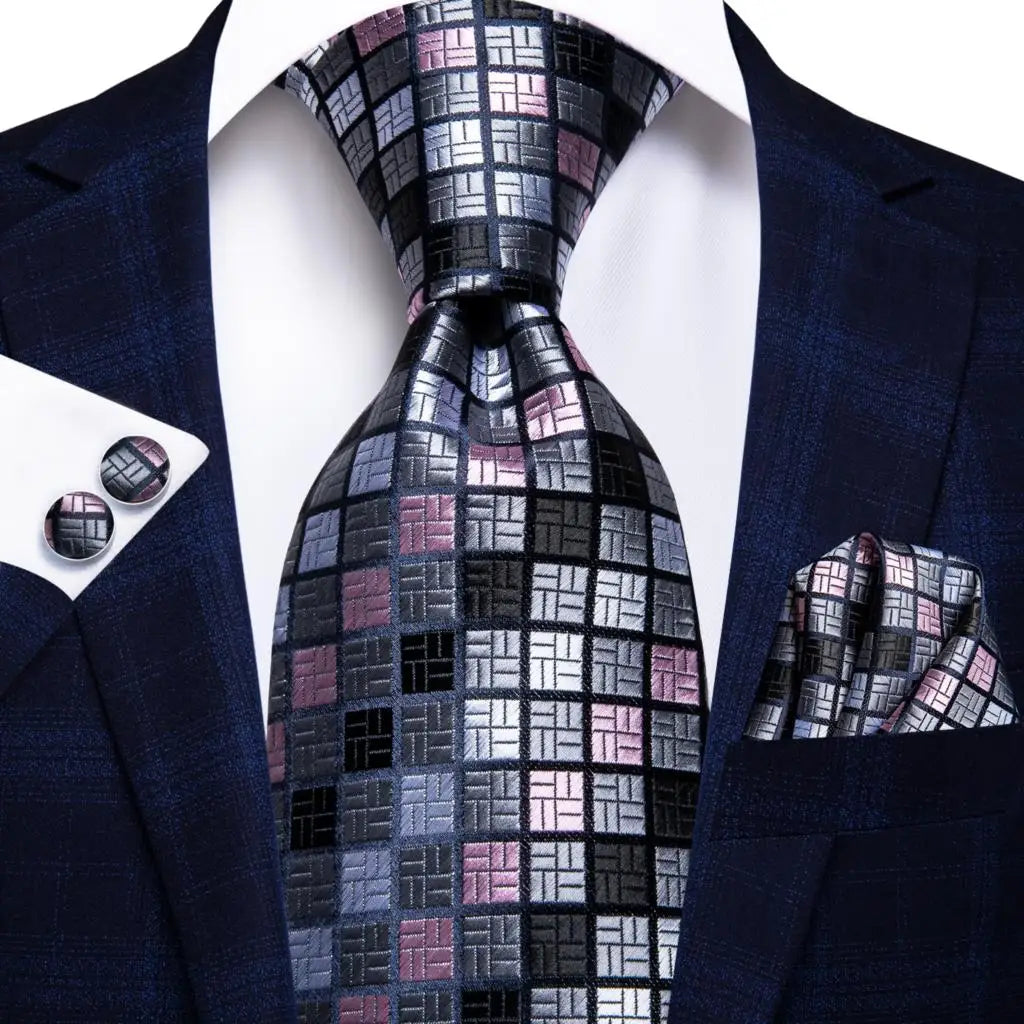 Gravata Masculina de Seda Pisa