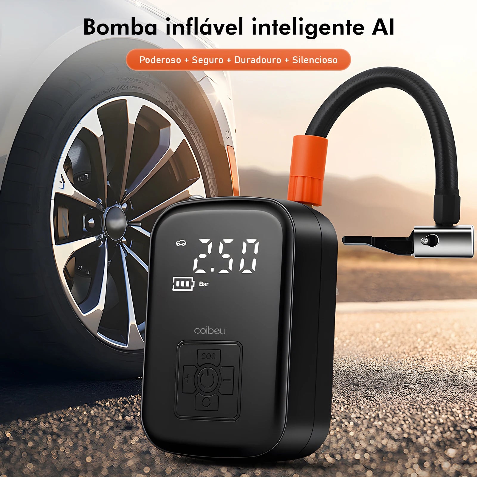 Mini Compressor Digital de Alta Pressão AirGuard™ X