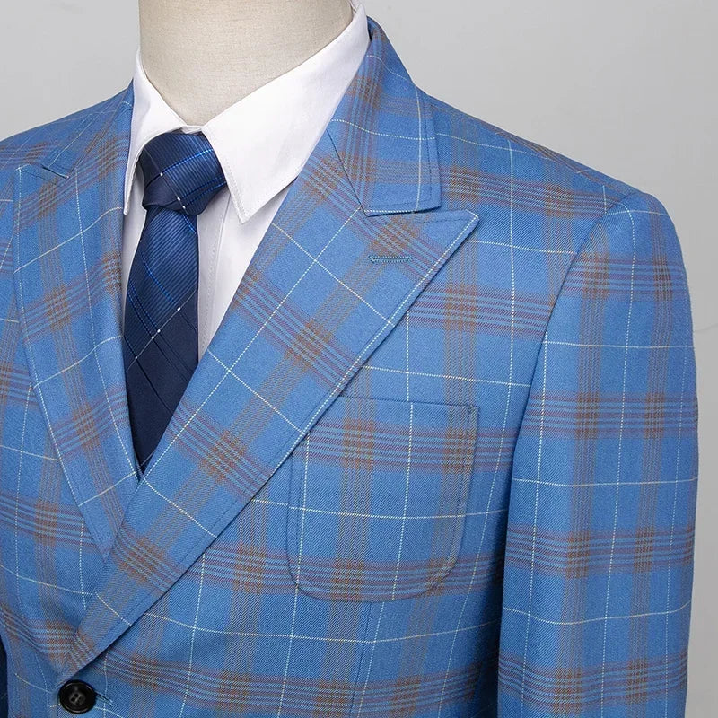 Terno Masculino Slim Cobalto