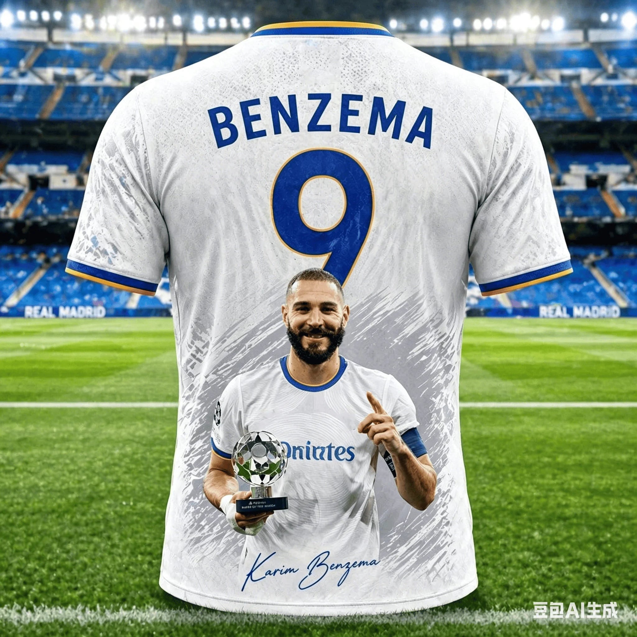 Camisa Masculina Esportiva Superestrela Benzema