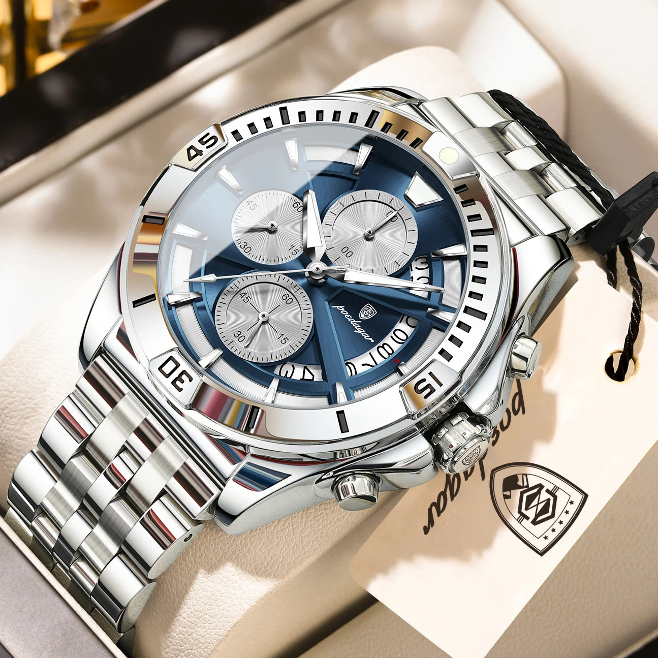 Relógio Masculino Esportivo Steelcrest Chrono