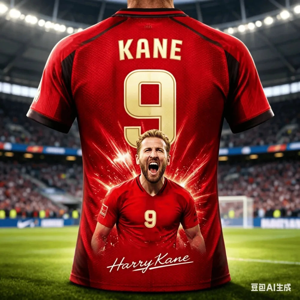 Camisa Masculina T-Shirt Com Estampa 3D Harry Kane