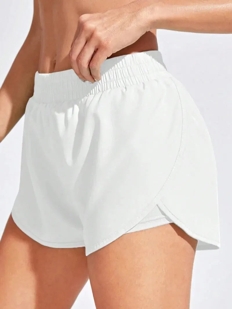 Short De Yoga Feminino Elásticos Para Corrida E Treino