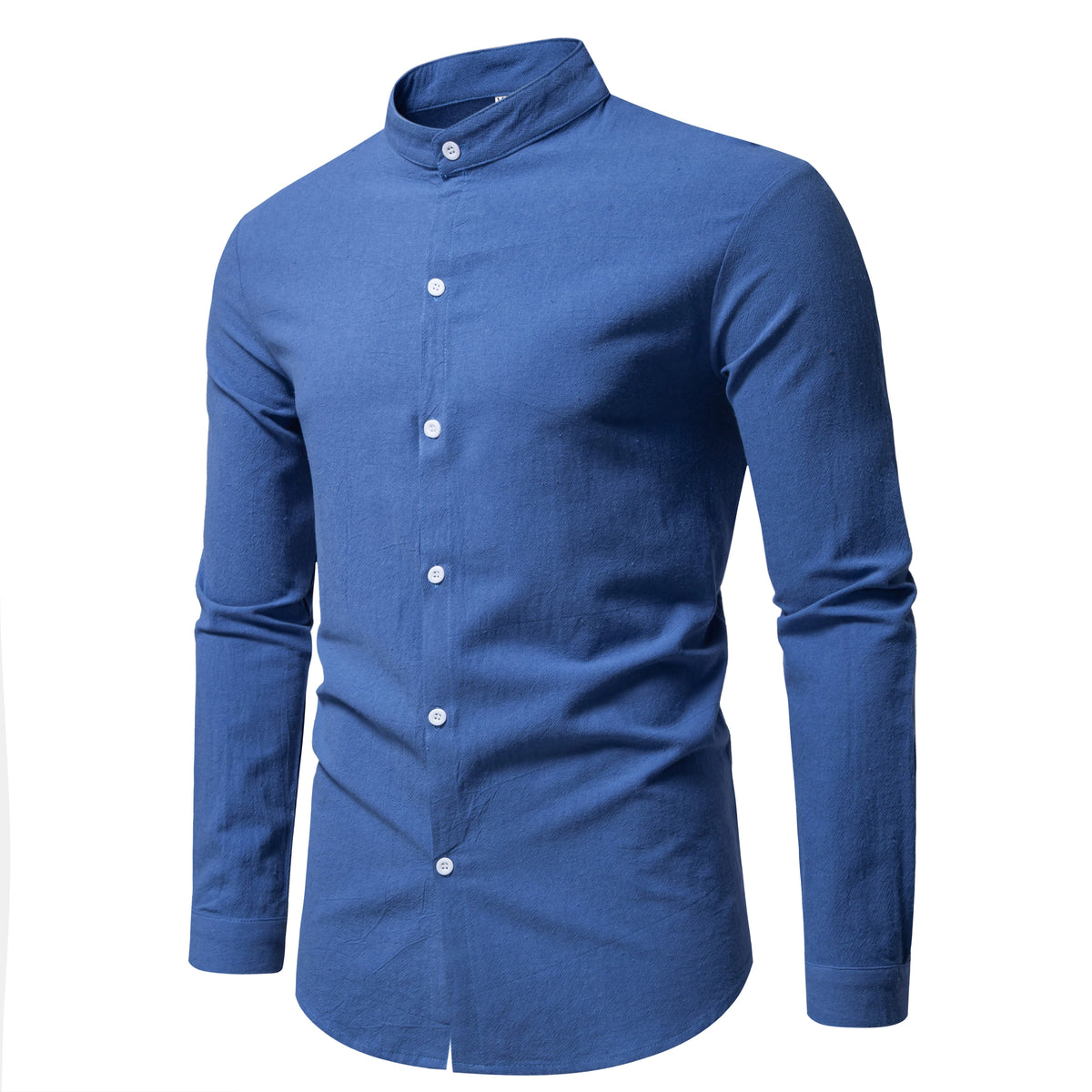Camisa Masculina Gola em Pé Valcanto