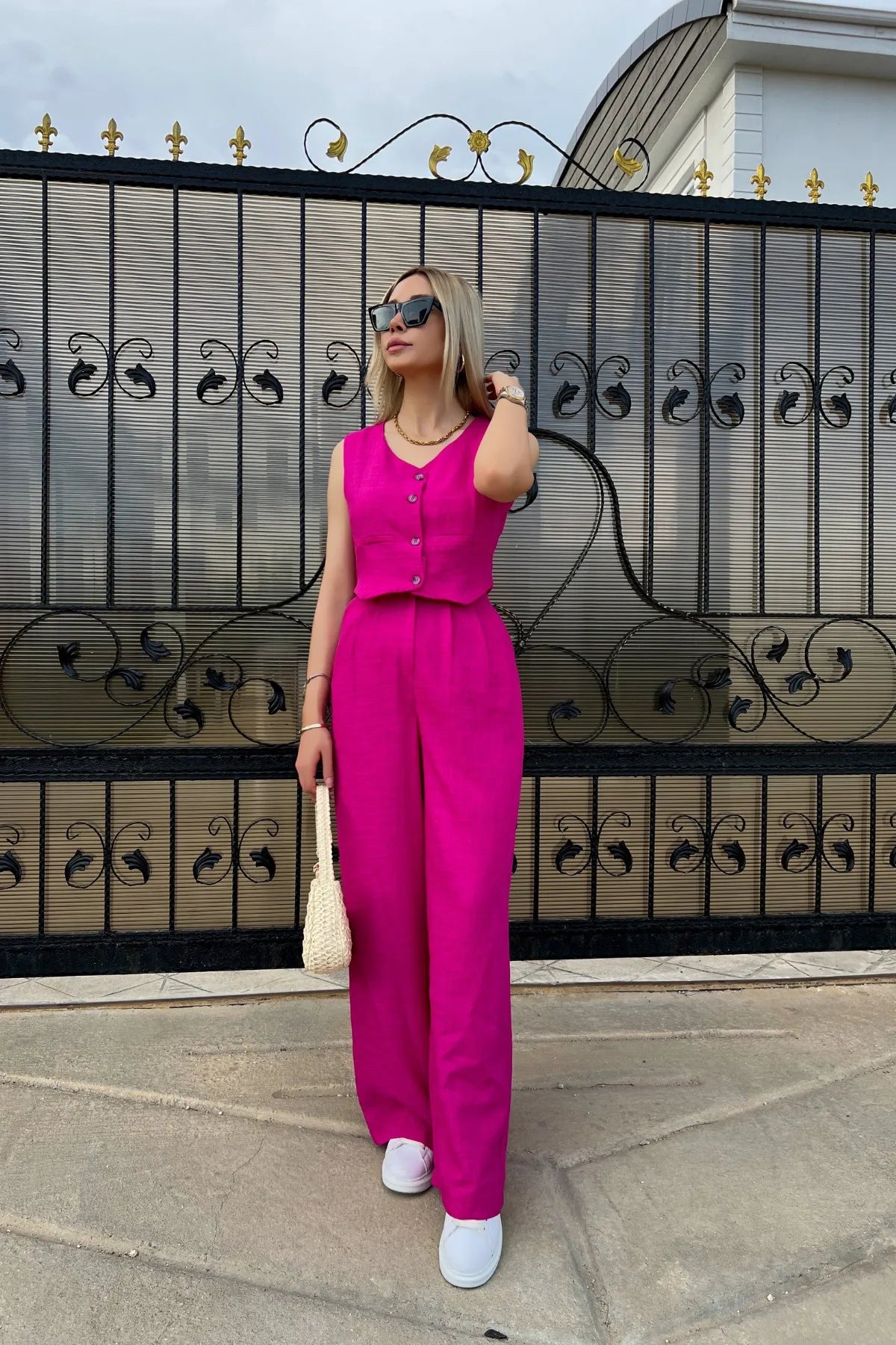 Conjunto Feminino Calça e Blusa Marise