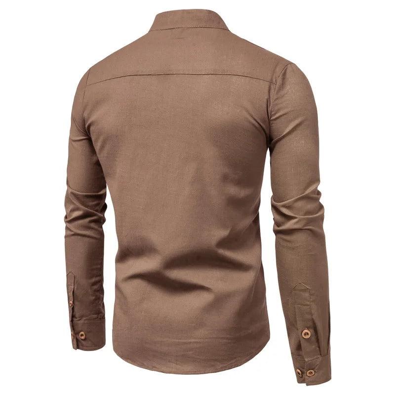 PROMOÇÃO Camisa Masculina de Linho Algodão Oversized | Conforto e Estilo
