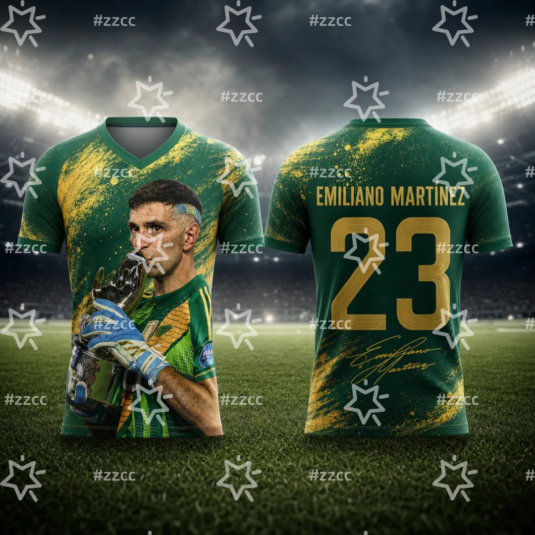 Camisa Masculina Esportiva T-Shirt Superestrela Emiliano Martínez 23 