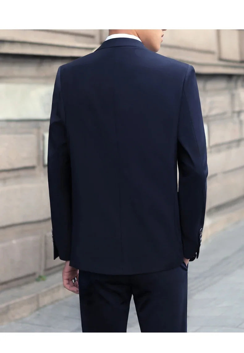Terno Masculino Clássico Plus Size 2 Peças