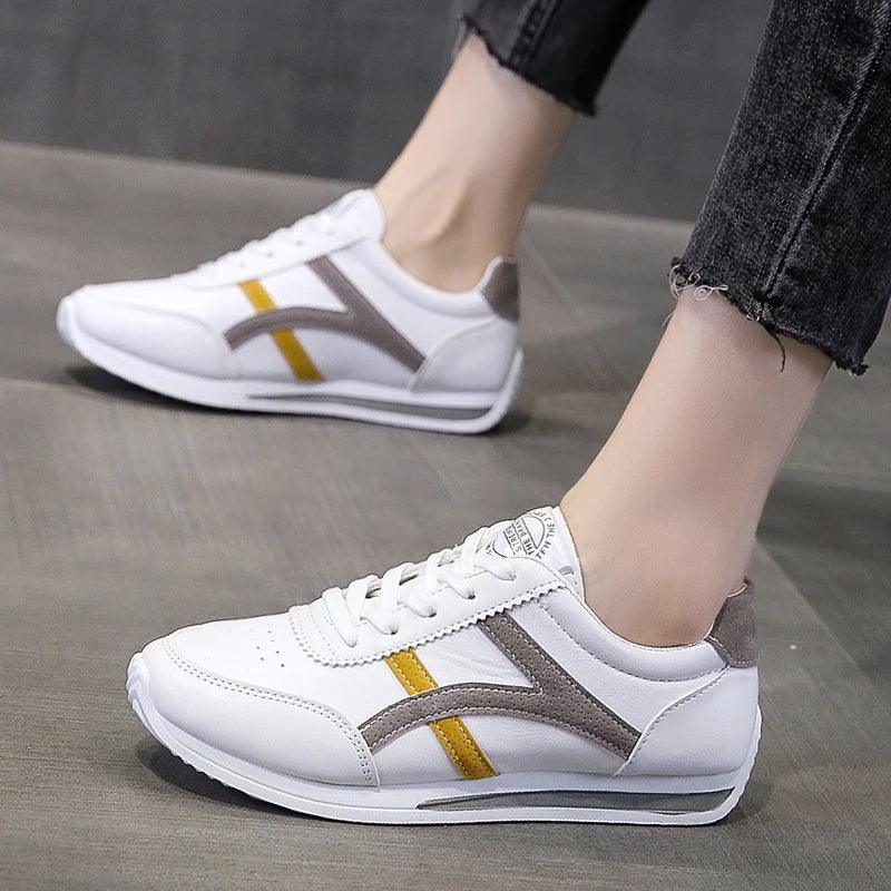 Tênis Masculino Casual de Couro PU