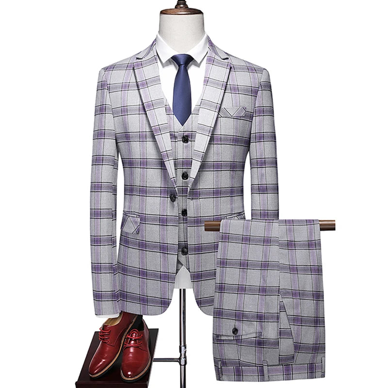 Terno Masculino Três Peças Checkmate