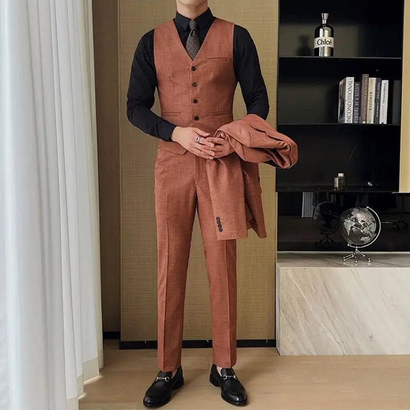 Terno Masculino 3 Peças Alfaiataria Social