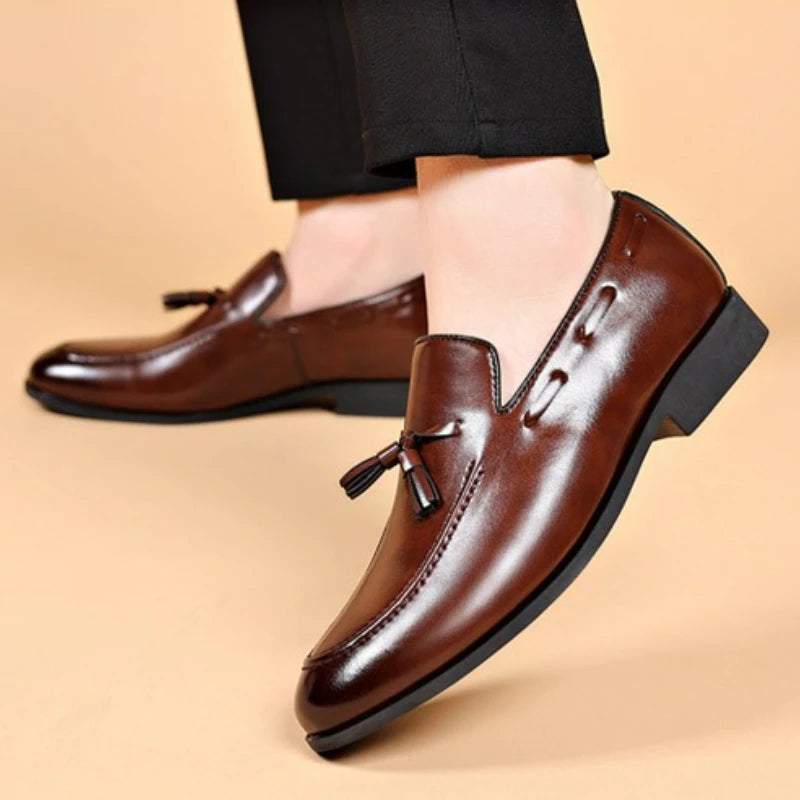 Sapato Social Masculino Slip-ON Feito a Mão by Loja Bruna Modas