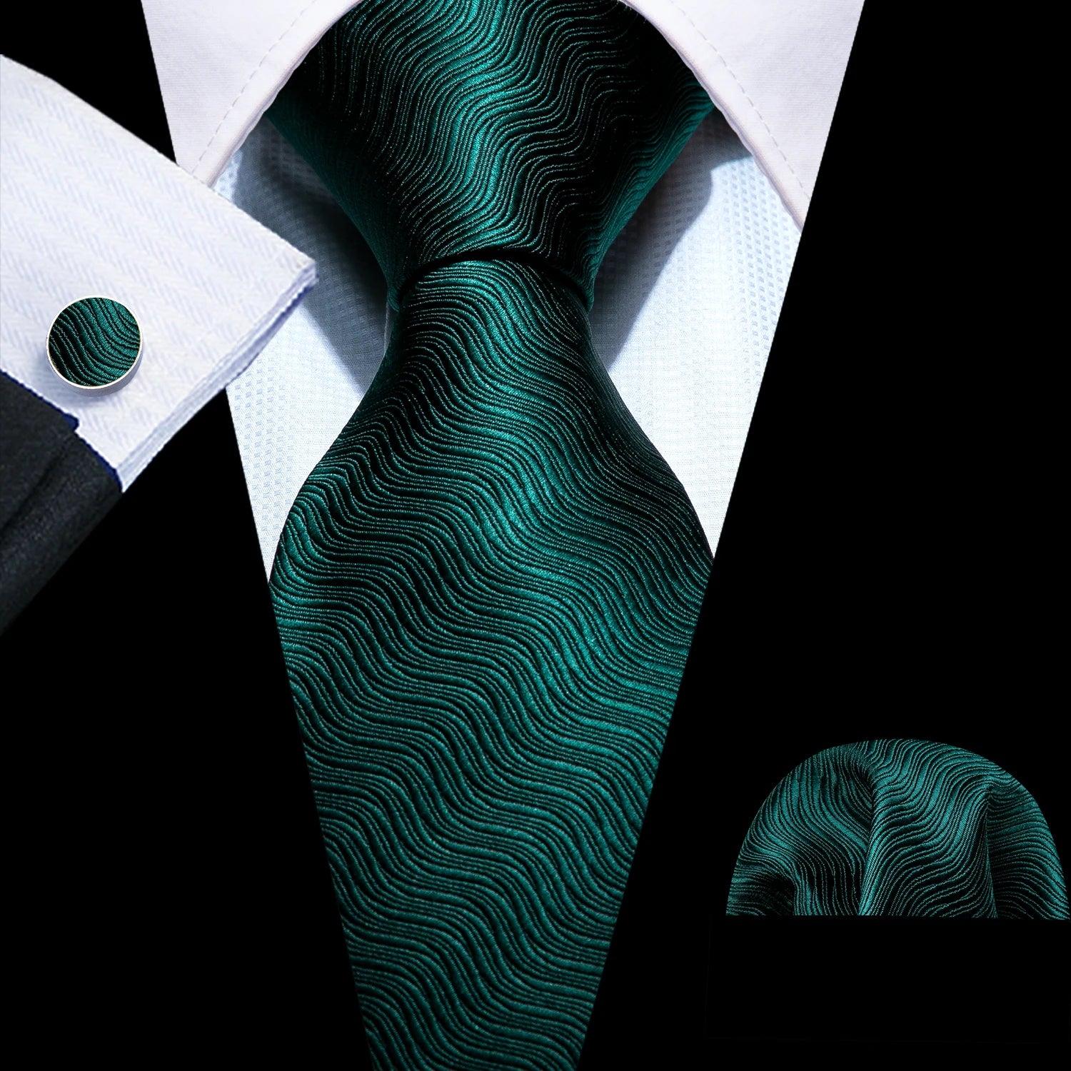 Kit de Gravata Masculina Verde