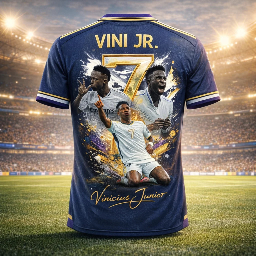 Camisa Masculina Esportiva T-Shirt Estampa 3D Vini JR