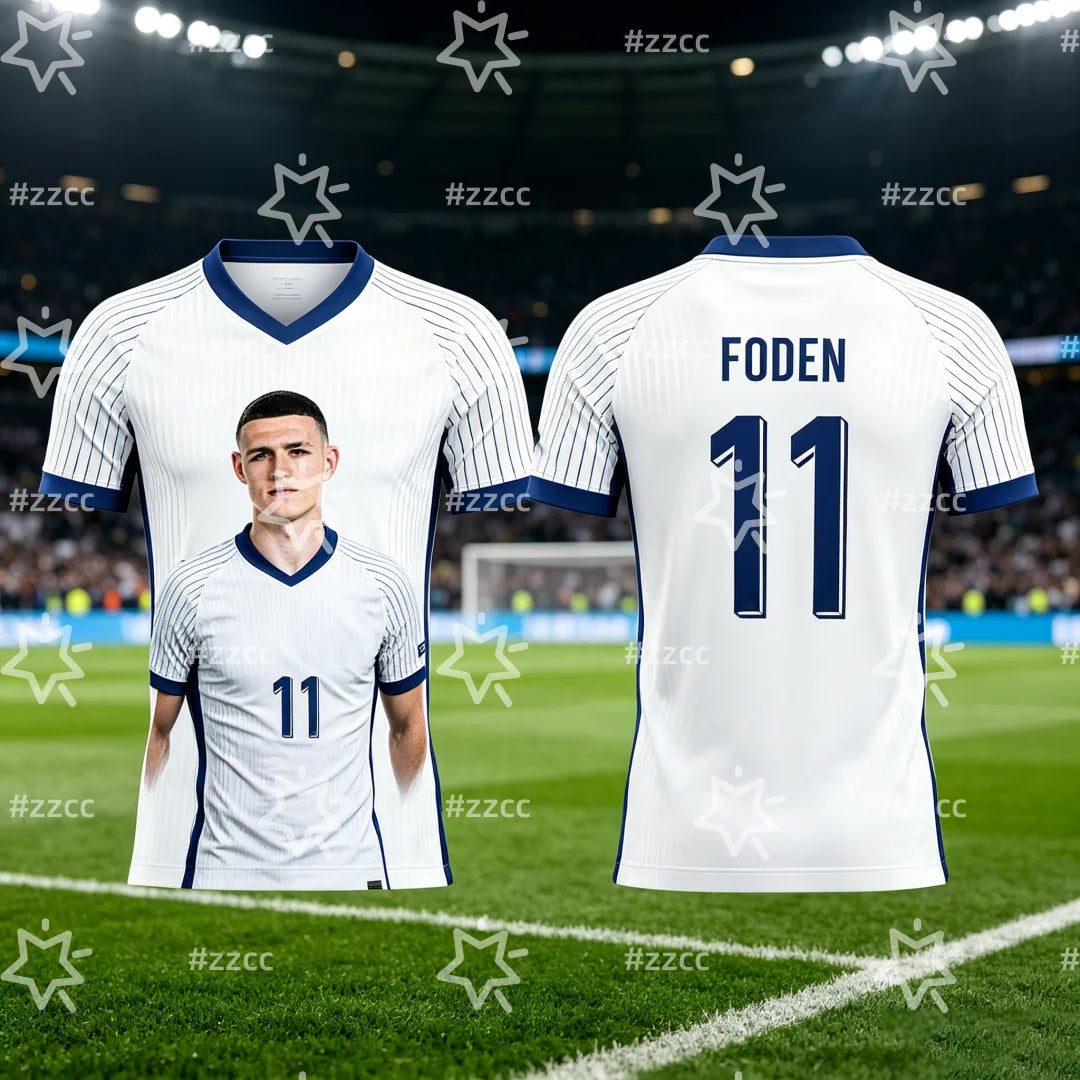 Camisa Masculina Esportiva T-Shirt Comemorativa Phil Foden