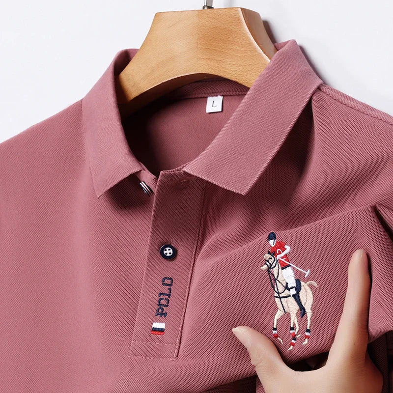 Camisa Polo Masculina Bordada Solvaré