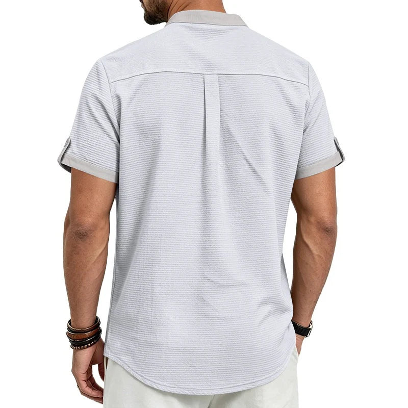Camiseta Masculina Henley Costavento