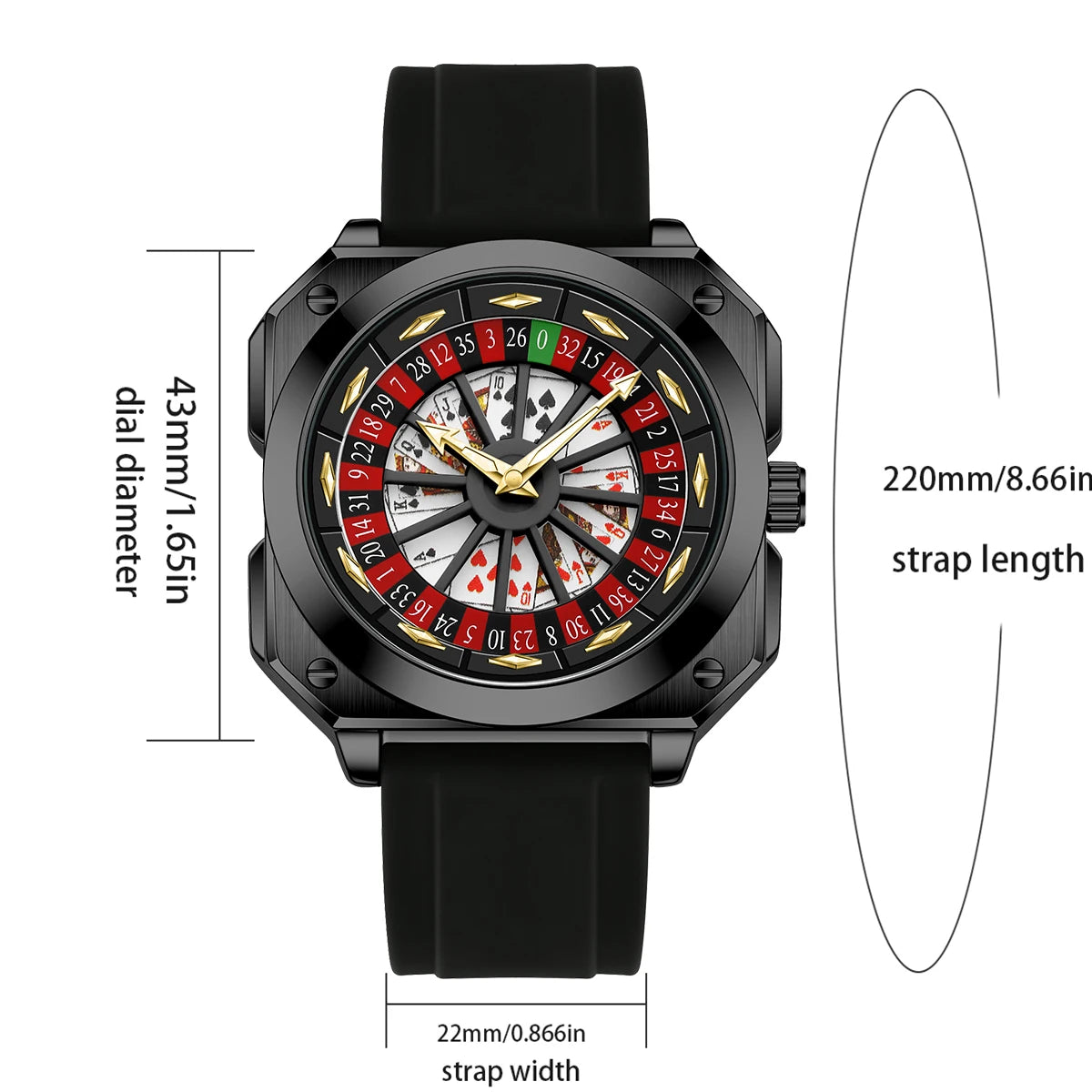 Relógio Masculino VA VA VOOM Roleta Compass360™