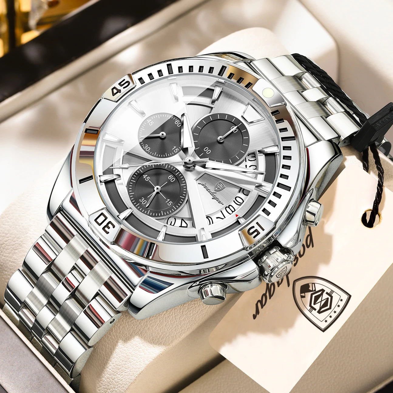 Relógio Masculino Esportivo Steelcrest Chrono