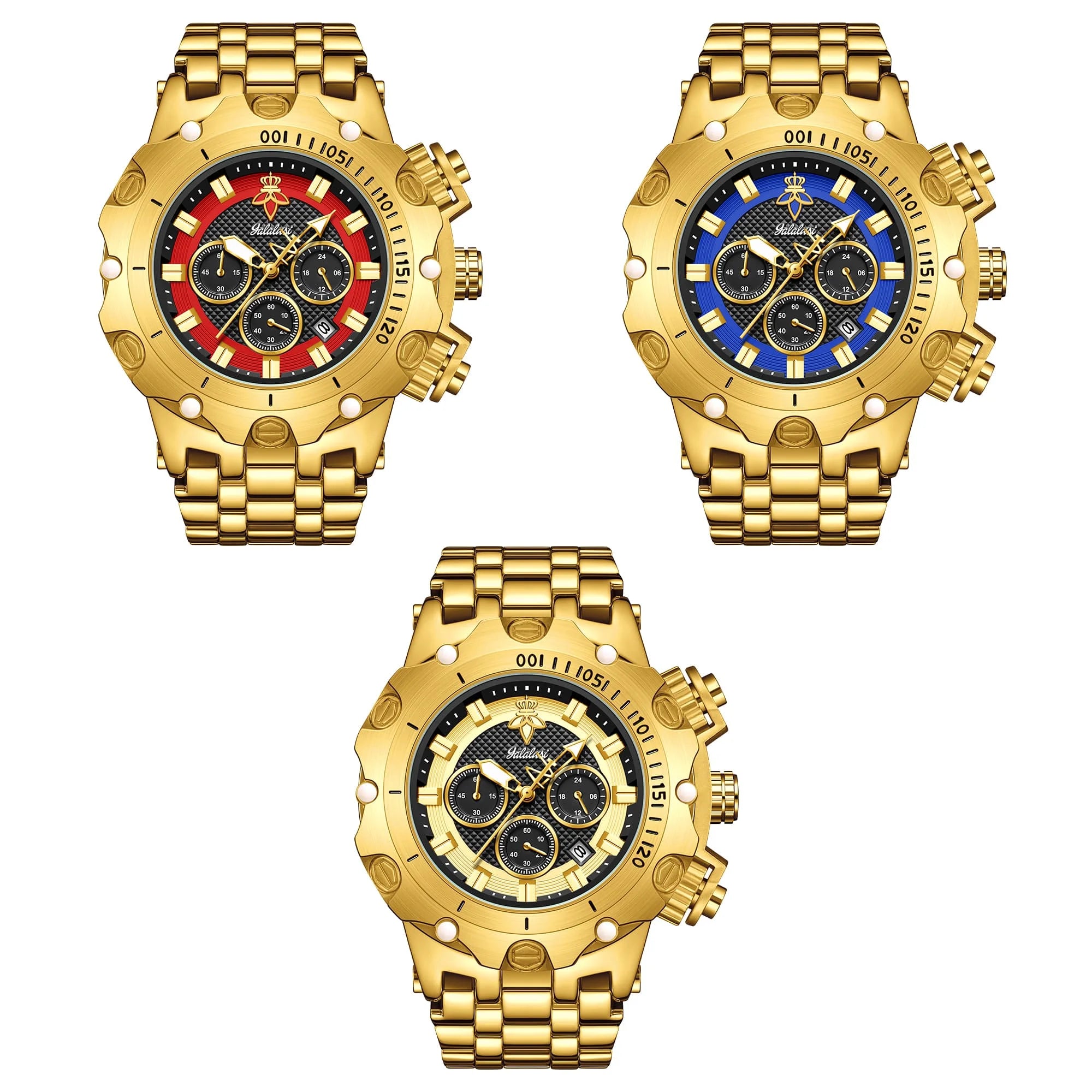 Relógio Masculino de Luxo CrownStrike