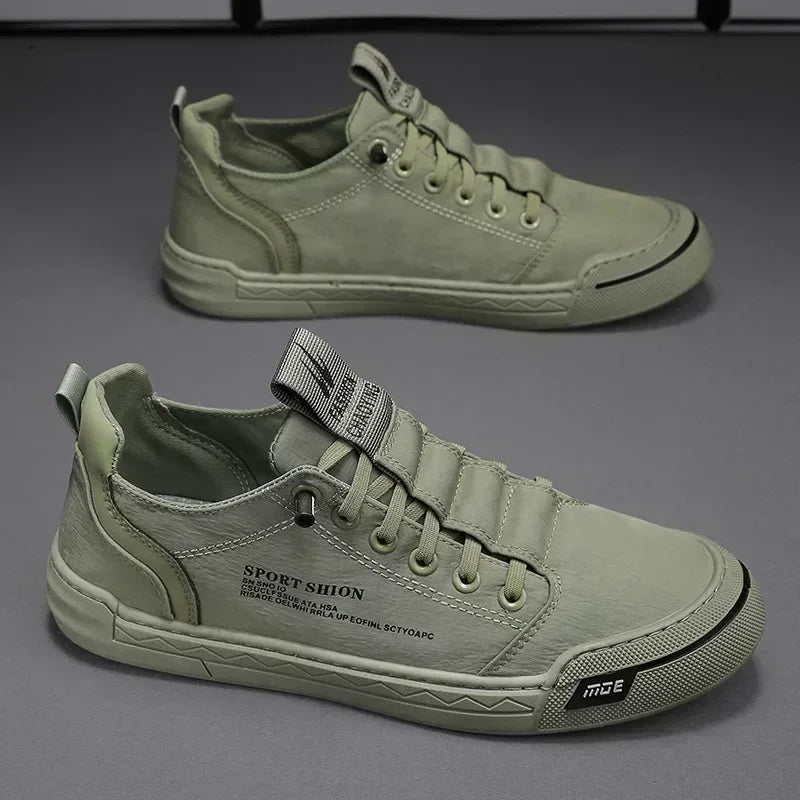 Sapato Masculino Casual Lona de Seda