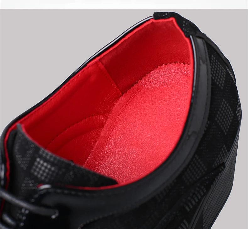 Sapato Masculino Social Xadrez Pontiagudo