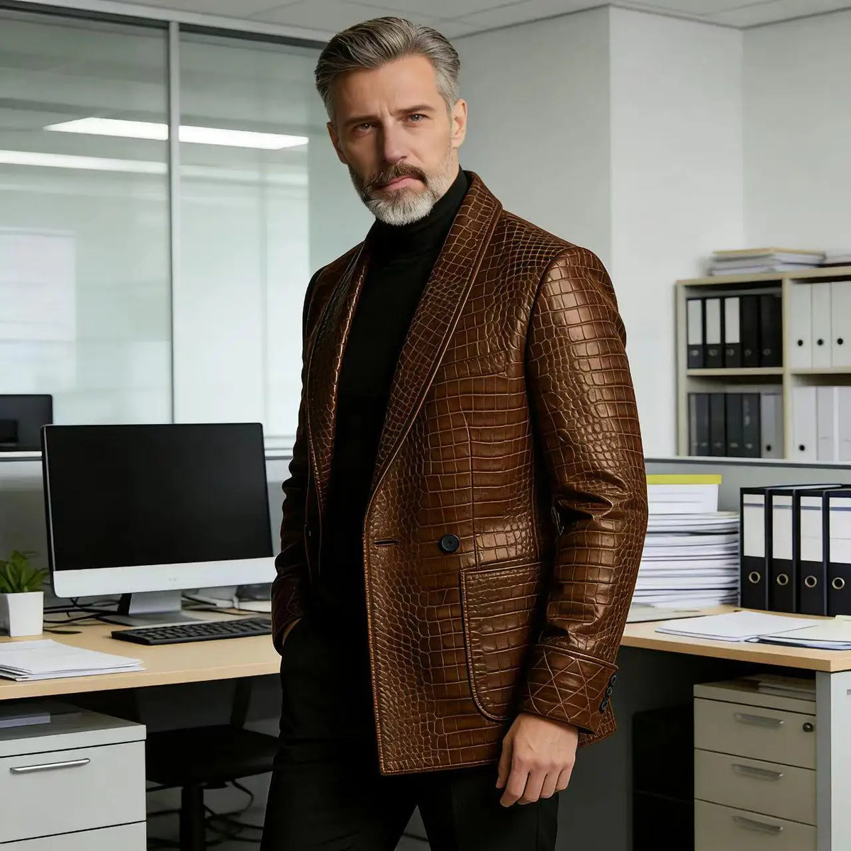 Blazer Masculino Transpassado Stonefold