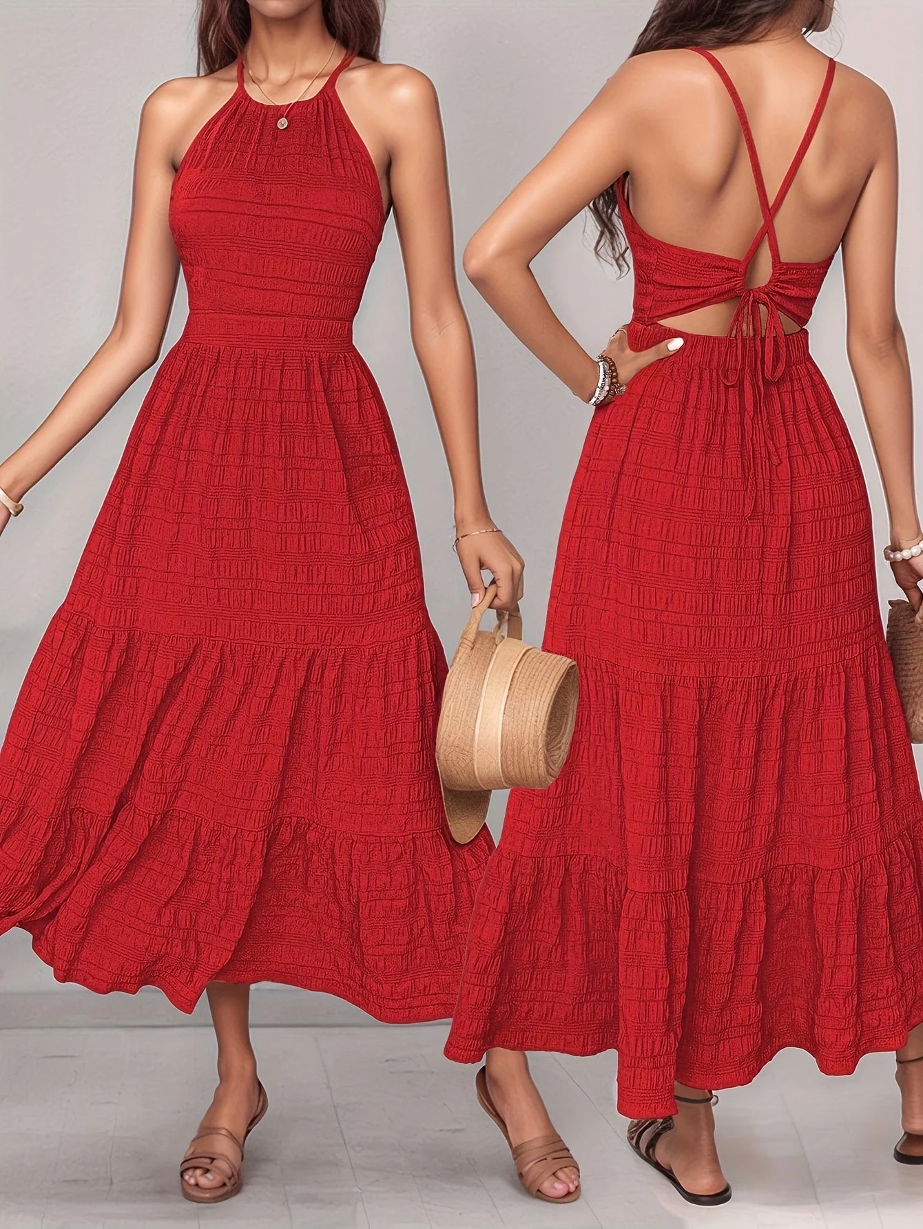 Vestido Longo Maxi Feminino Elegante