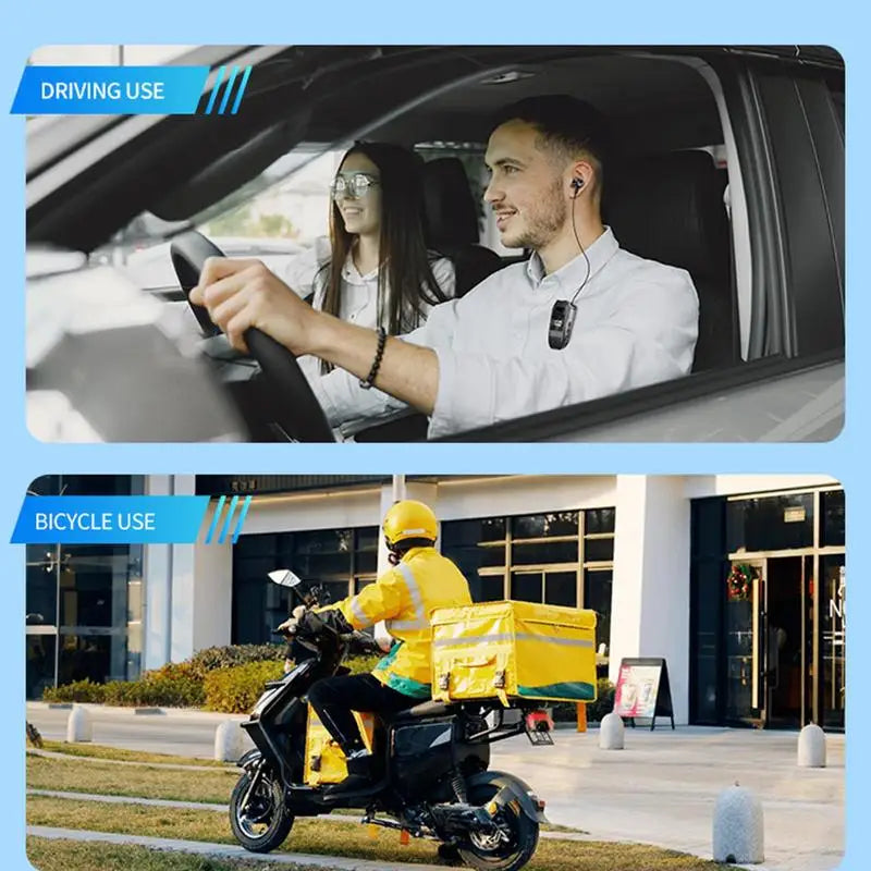 Fone de Ouvido Sem Fio Retrátil ClipTalk