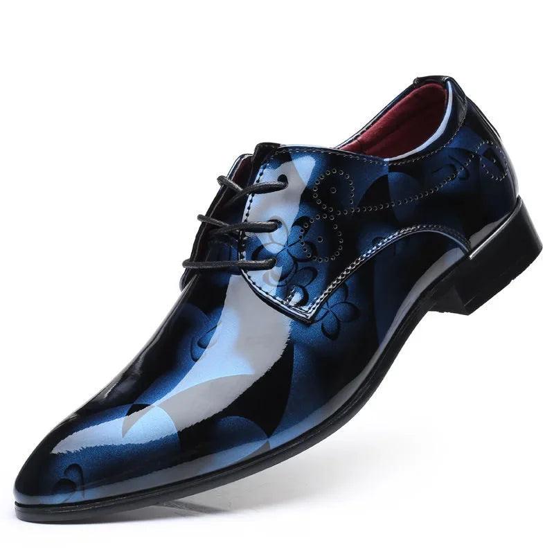 Sapato Masculino Social Envernizado Oxford de Luxo