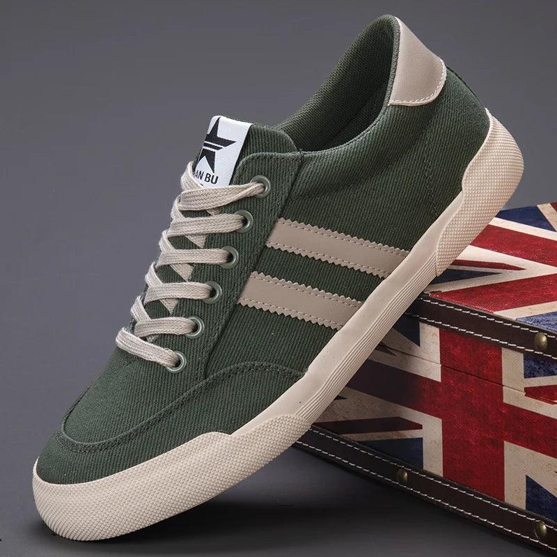 Sapato Masculino Casual Vulcanizado Retro