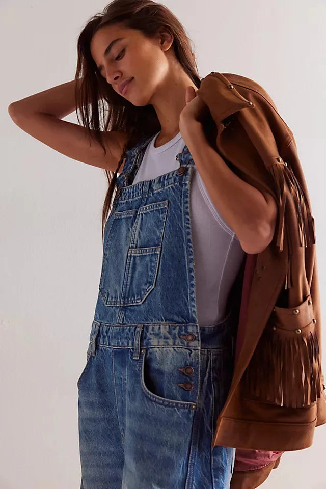 Macacão Feminino Jeans Vintage Bravena