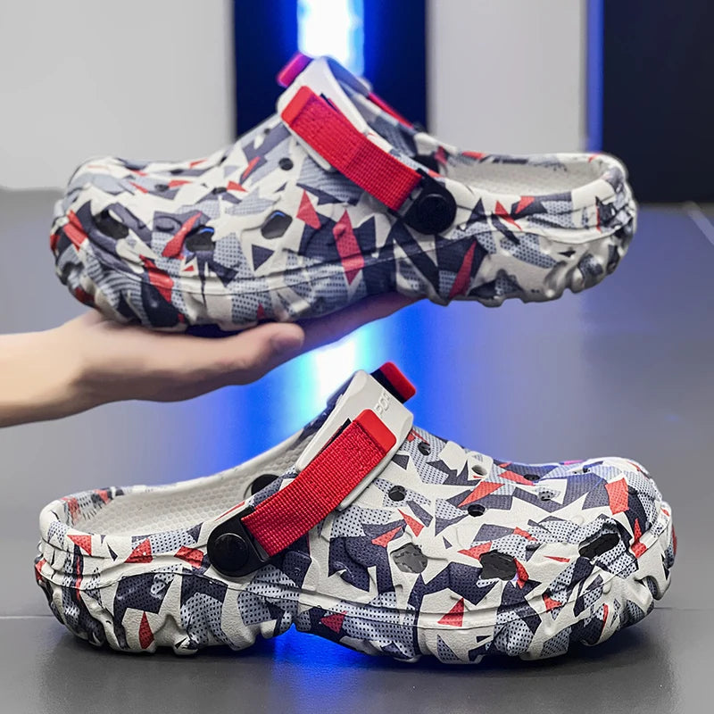 Sandália Masculina Nômade Clog Camuflado