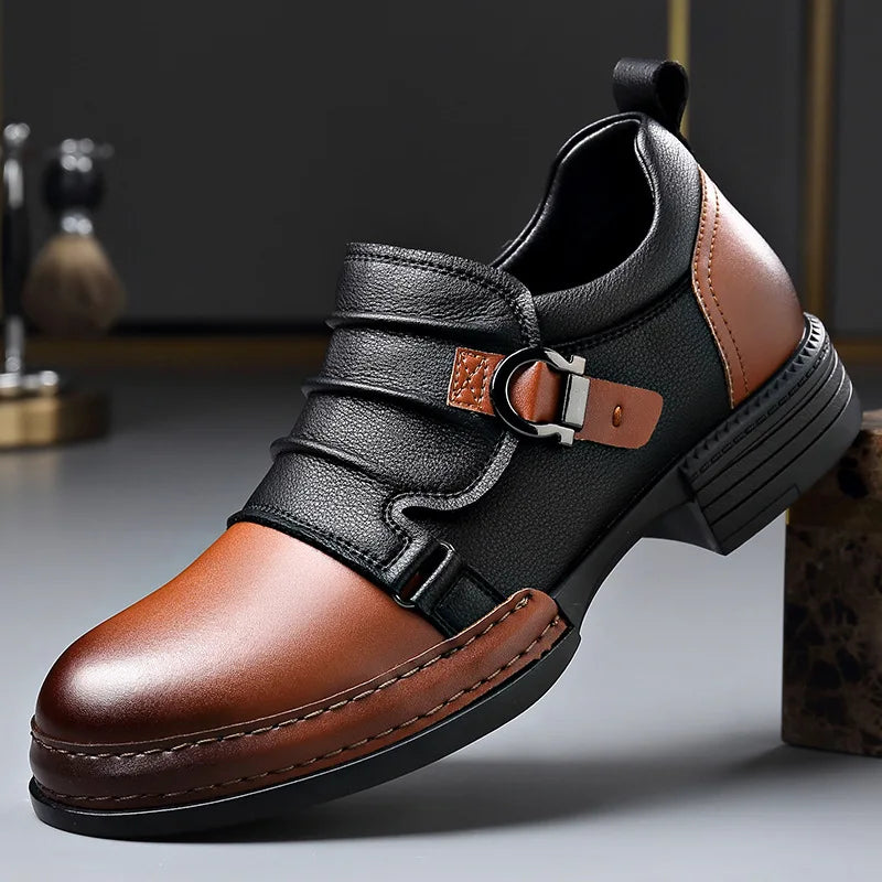 Bota Masculina de Couro com Zíper Ravencroft