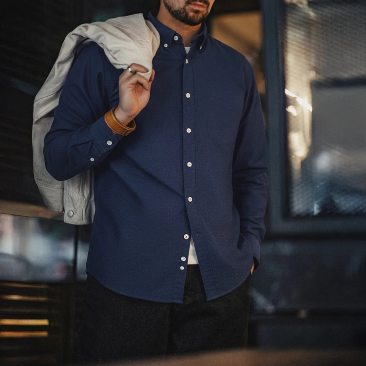 Camisa Masculina Casual Hawthorne