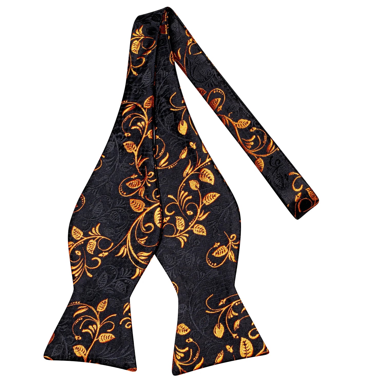 Kit de Gravata Borboleta de Seda Jacquard