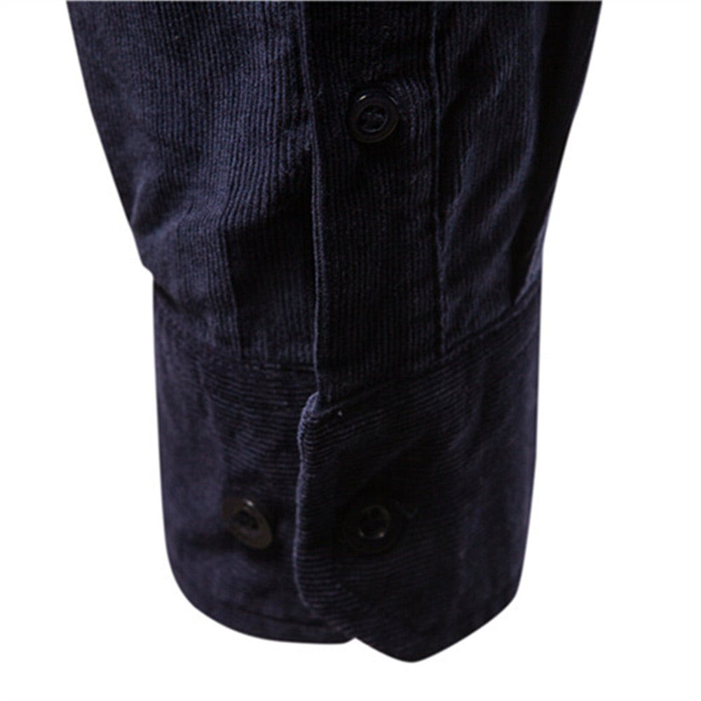 Camisa Masculina Casual Manga Comprida Londres