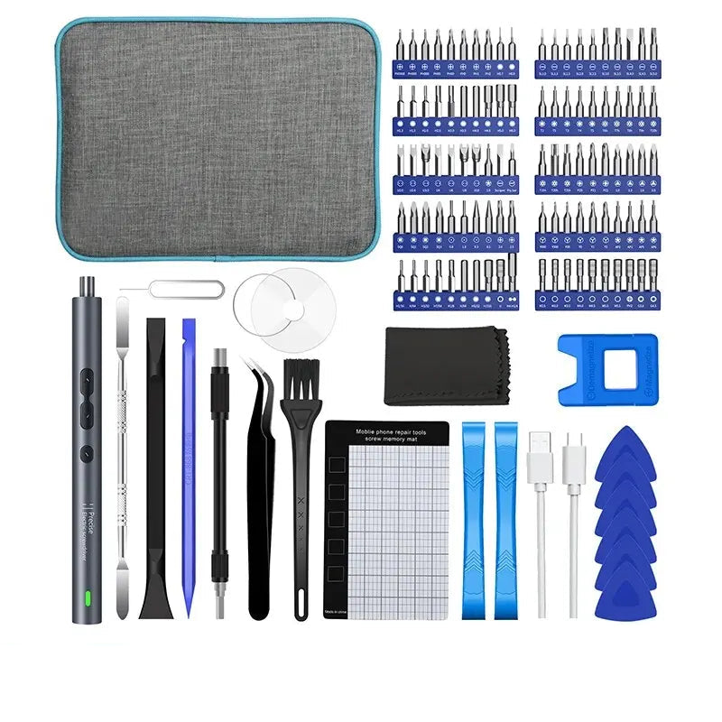 Kit de Parafusadeira Elétrica de Precisão TorqueCraft