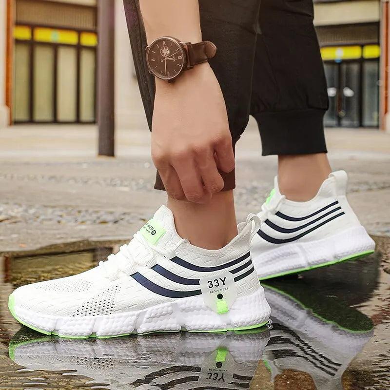 Tênis Esportivo Casual Masculino Leve e Respirável
