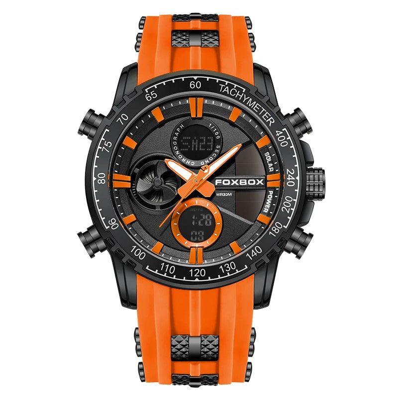 Relógio de Pulso Masculino Militar Stopwatch by Loja Bruna Modas