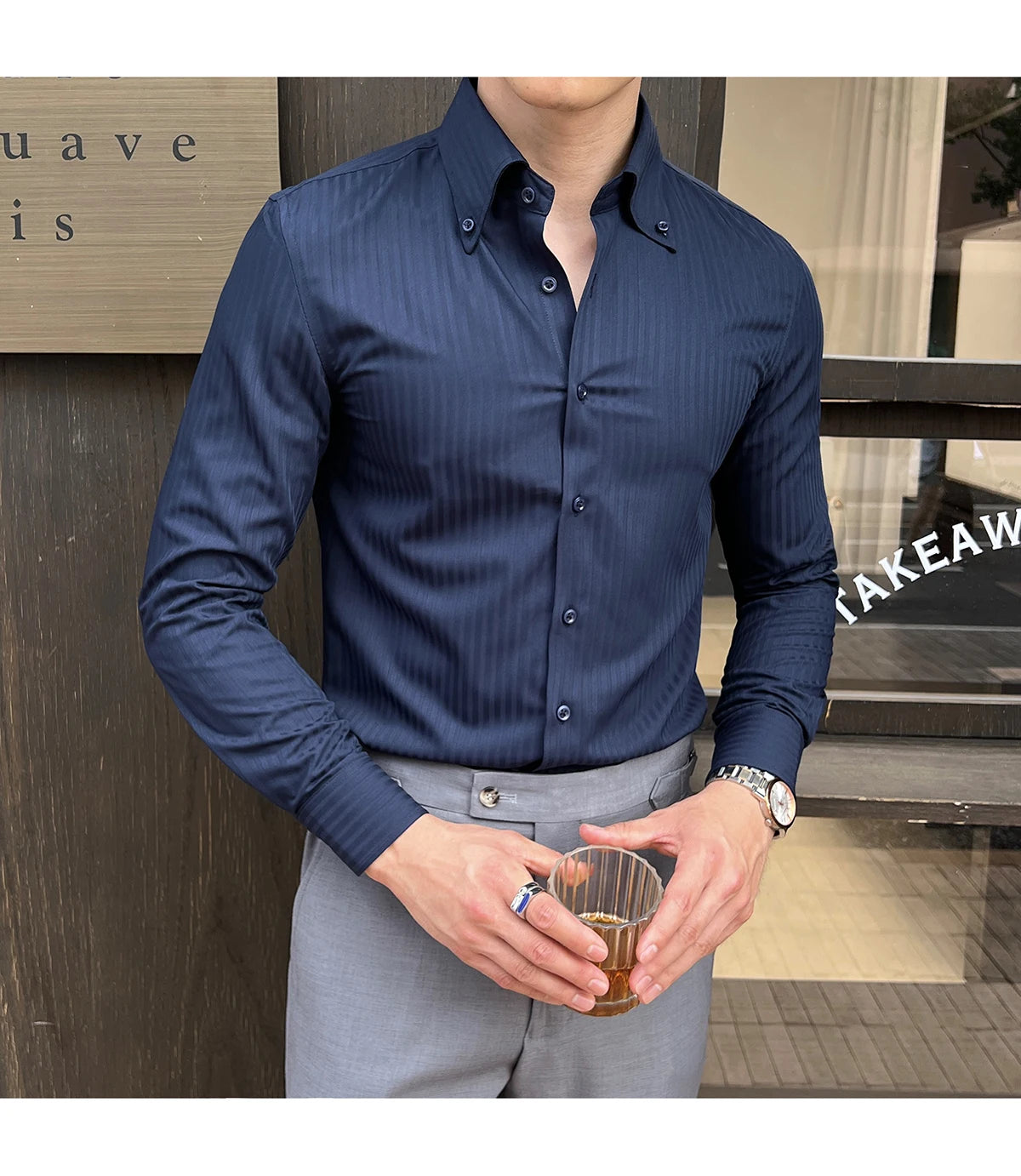 Camisa Masculina Social Riscavelle