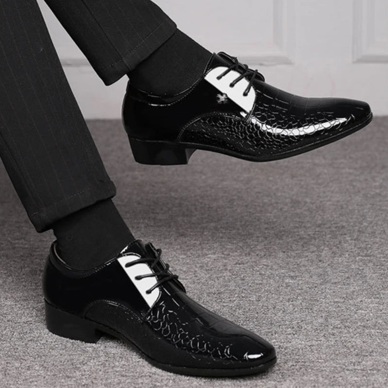 Sapato Social Masculino Preto de Luxo by Loja Bruna Modas