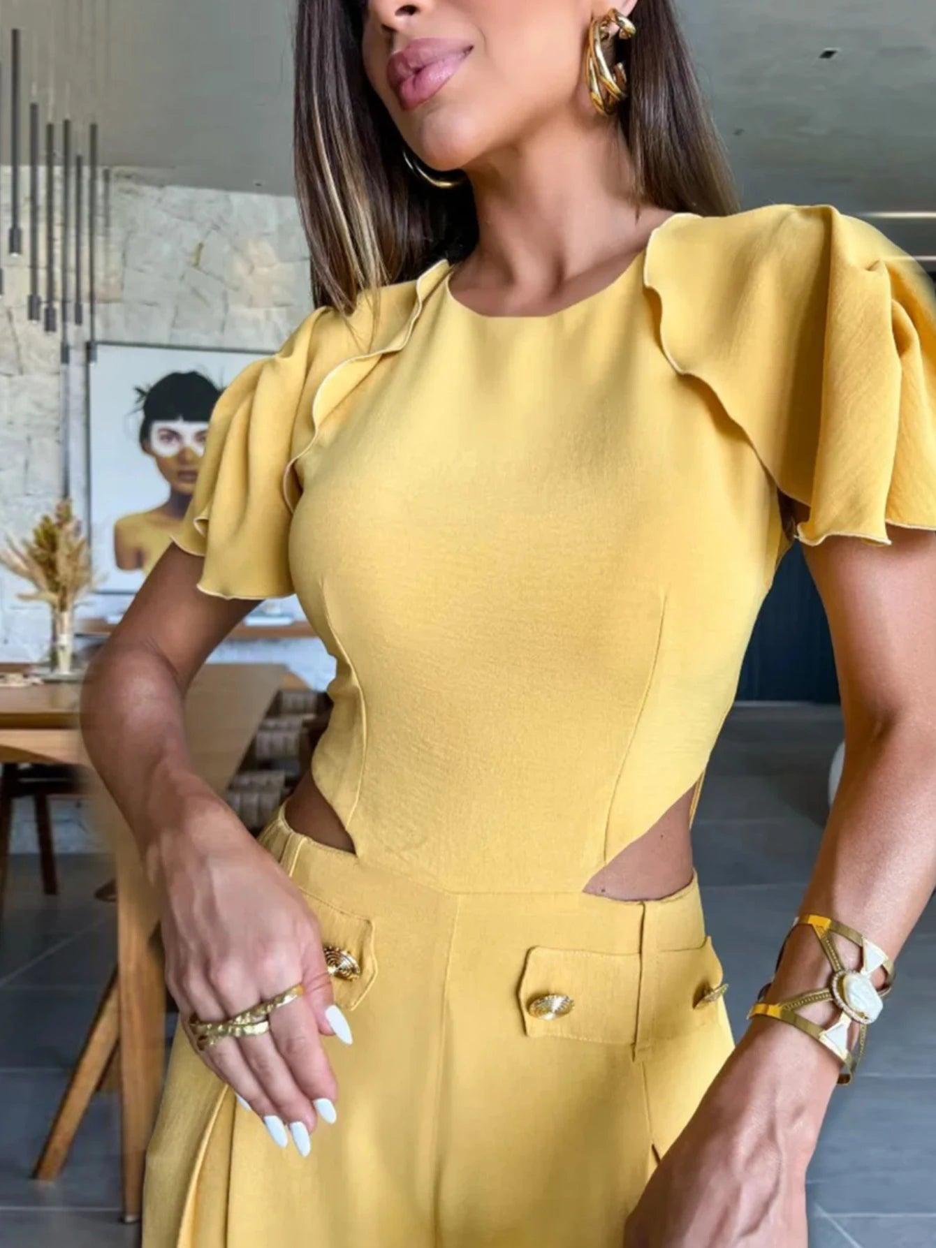 Macacão Feminino Casual Bianca