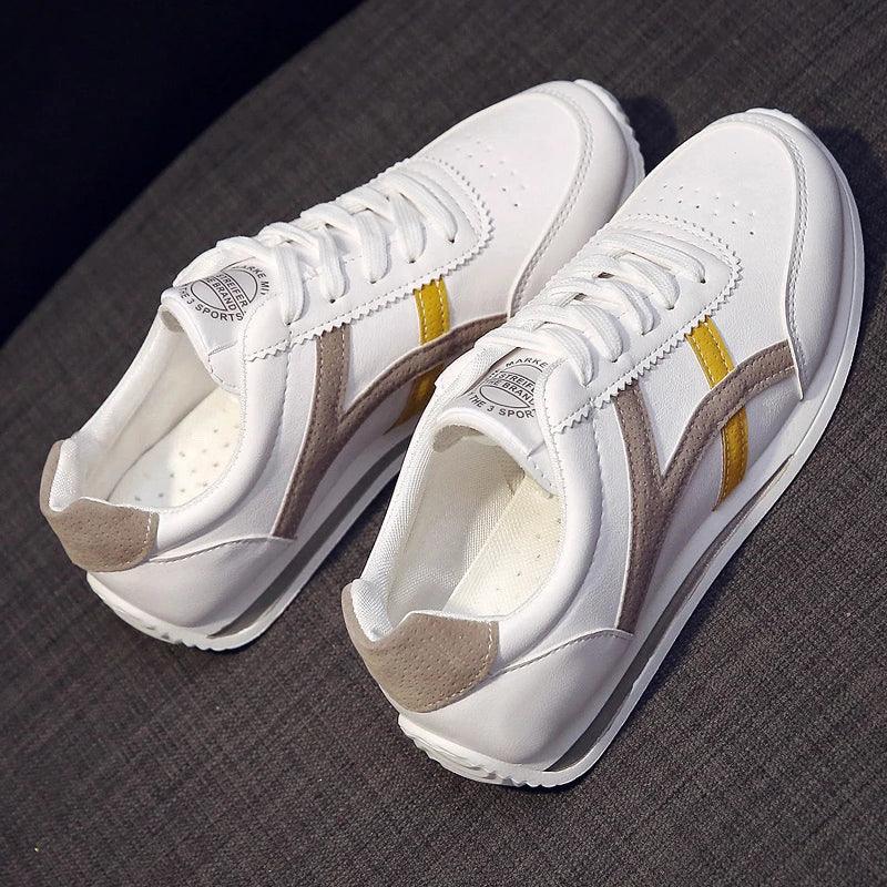 Tênis Masculino Casual de Couro PU