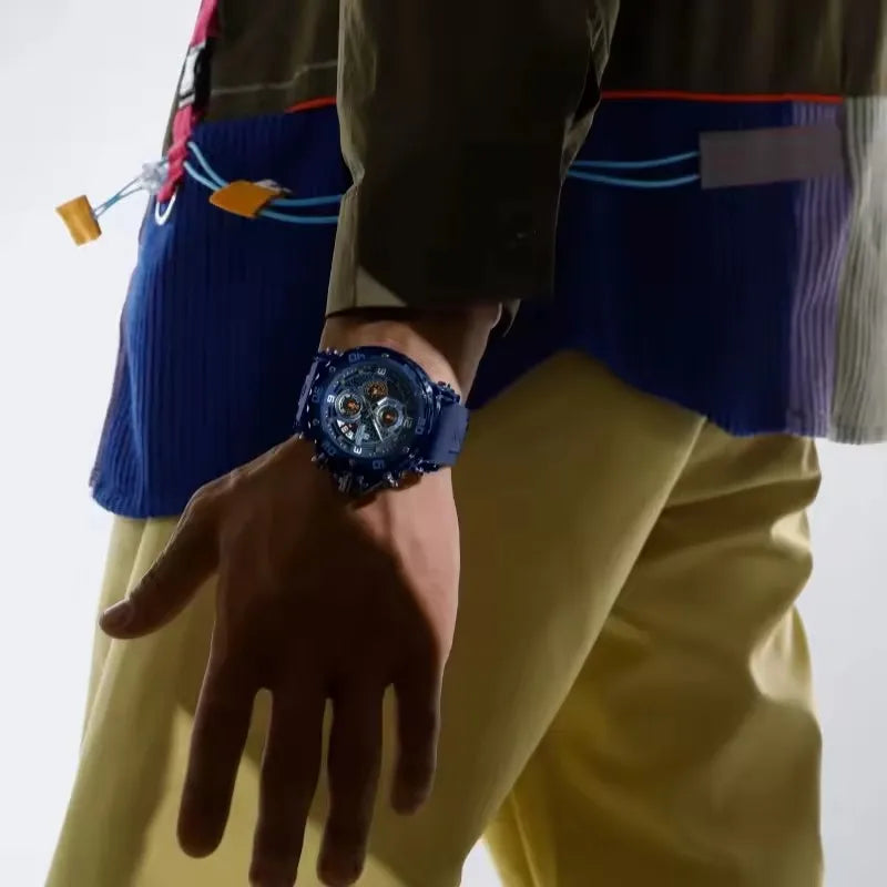 Relógio Masculino de Luxo À Prova D`água by Loja Bruna Modas