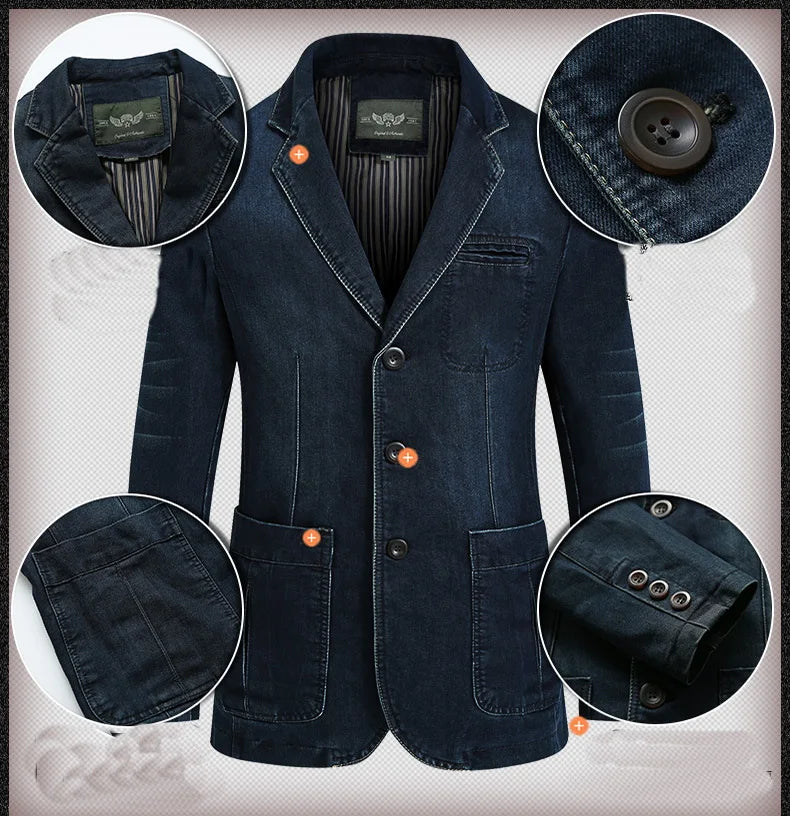 Blazer Jeans Masculino