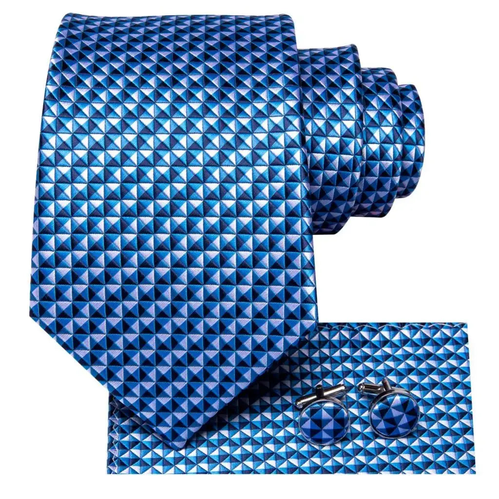 Conjunto de Gravata Masculina Blue EcoLine