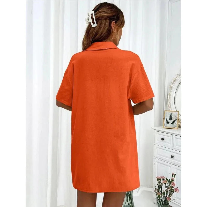 Conjunto Feminino Casual 2 Peças Short e Blusa Comprida